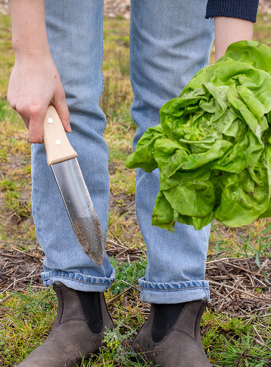 Hori Hori Pro - Outil japonais de jardinage avec étui en toile