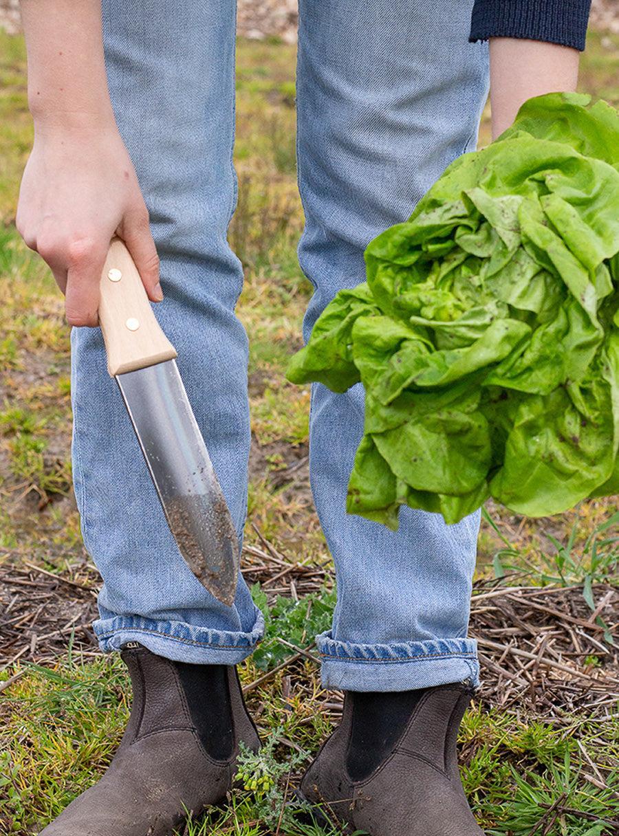 Hori Hori Pro - Outil japonais de jardinage avec étui en toile