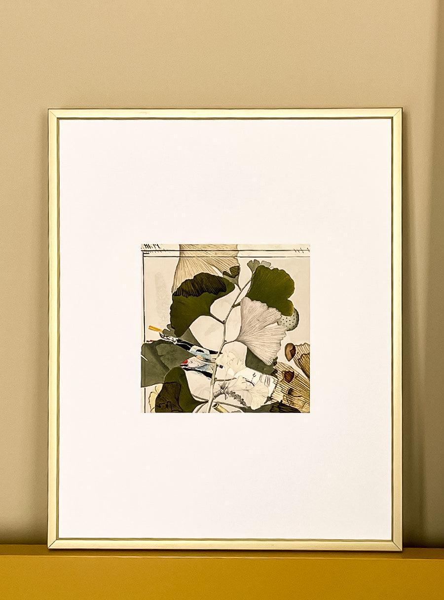 Ginkgo – Les Fleurs Pressées Collage – Small Format