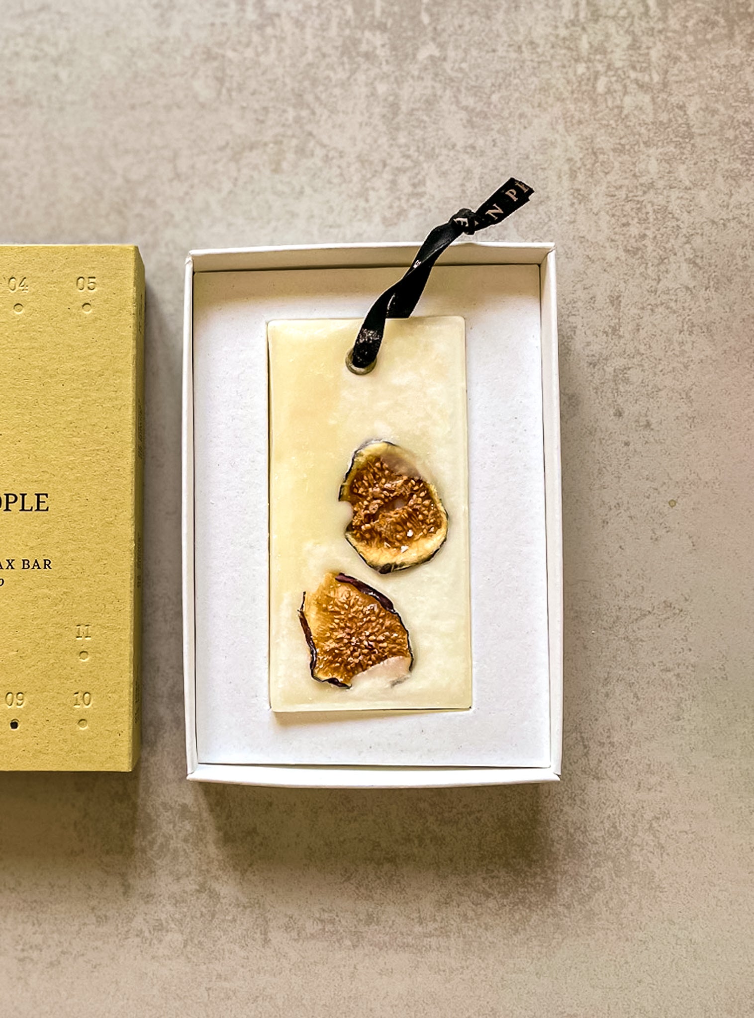 Palet en cire parfumée - Figue, feuillage et ambre