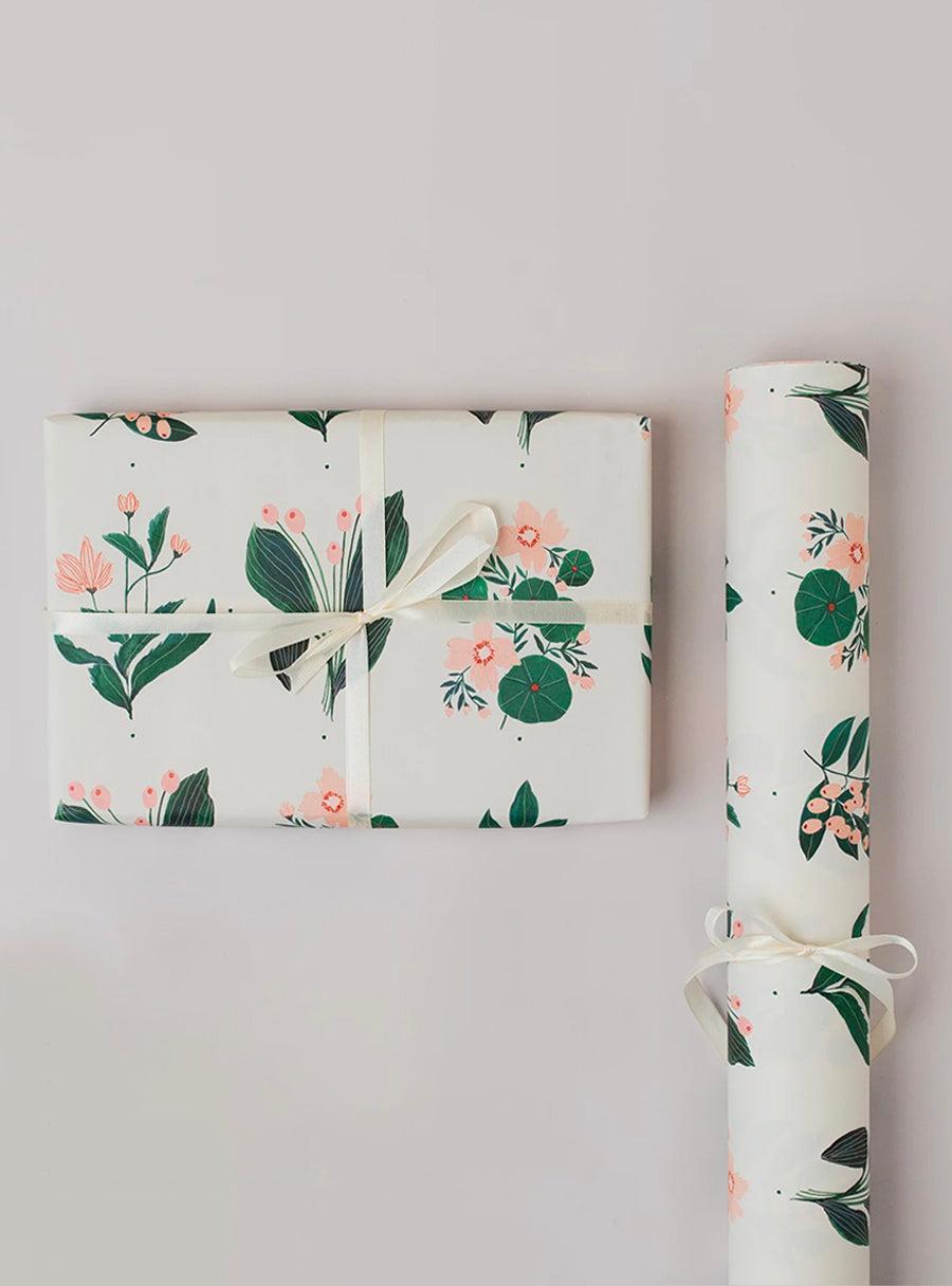 Gift Wrap - Floral Bush