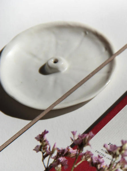 Porte-Encens Tibétain bouddhiste – Métal Vieilli & Mantra Chenrezi