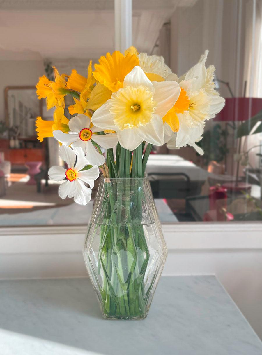 Vase Hexagone - transparent