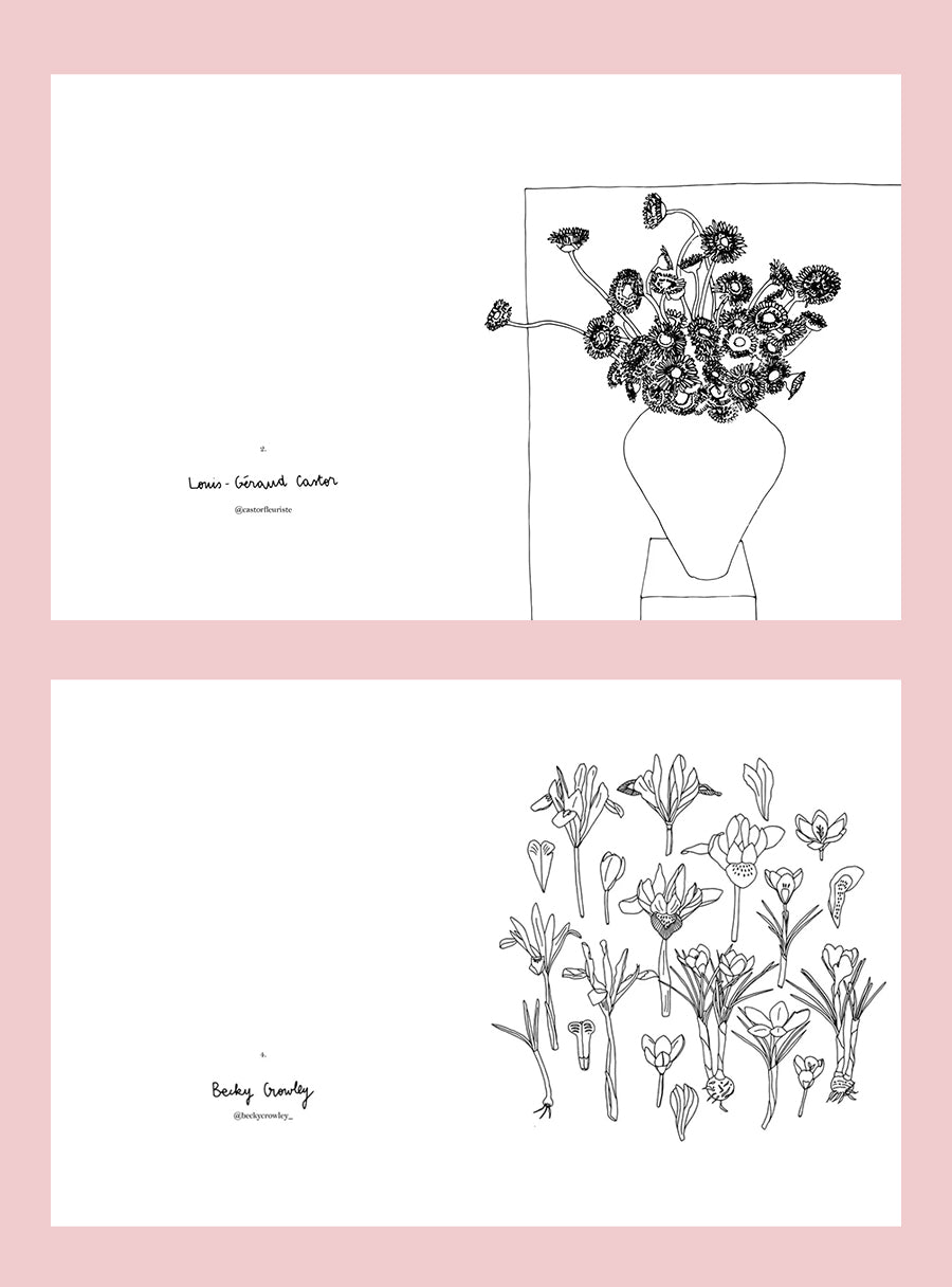 Carnet de coloriages - Fleurs