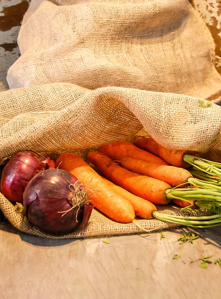 Sacs en toile de jute - Set de 2
