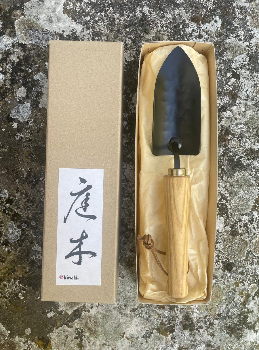 japanese garden trowel Forged Japanese trowel Carbon steel Niwaki