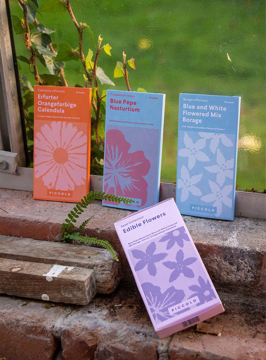 Trio de graines - Fleurs comestibles