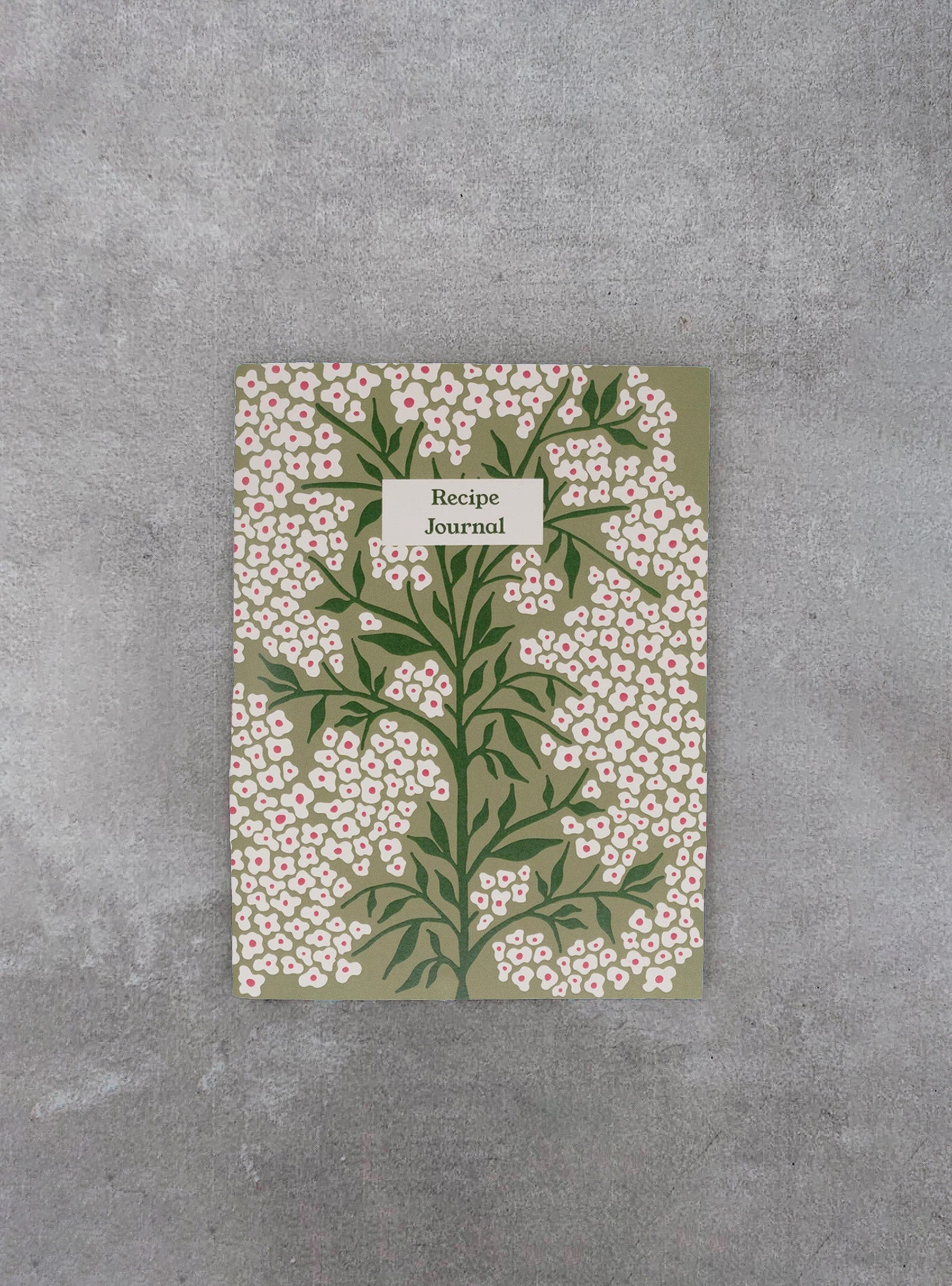 Carnet A5 - motif myosotis