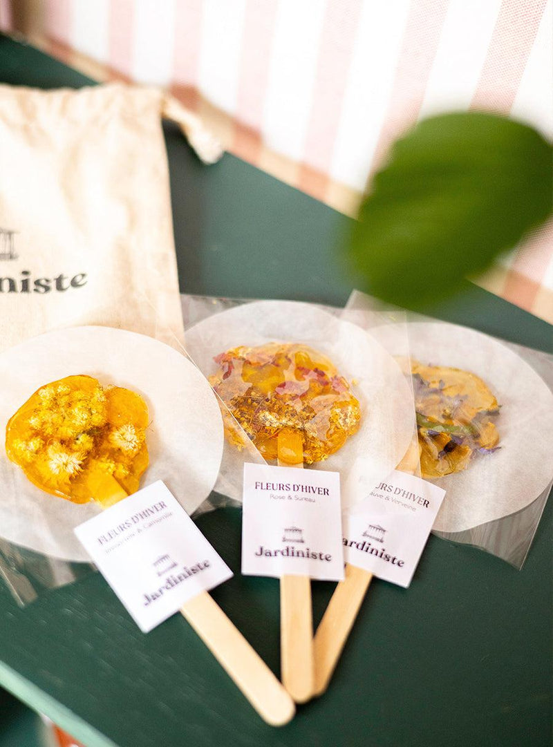 Trio of infusions on a stick