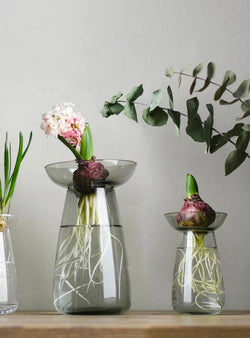 Duo de Vases Aqua culture - gris