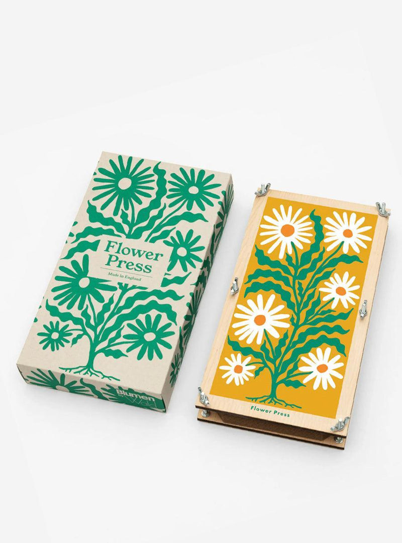 Presse à fleurs - Illustration Marguerites