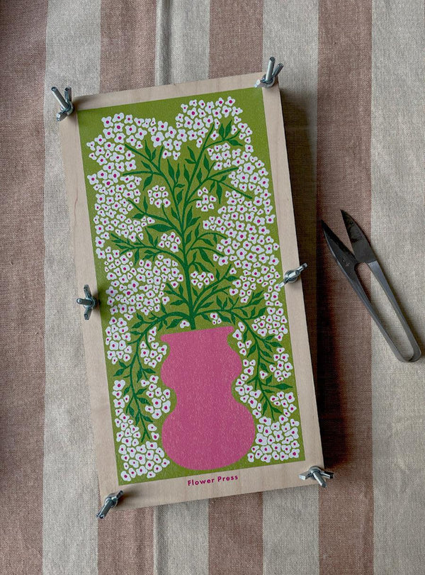 Presse à fleurs - Illustration Myosotis