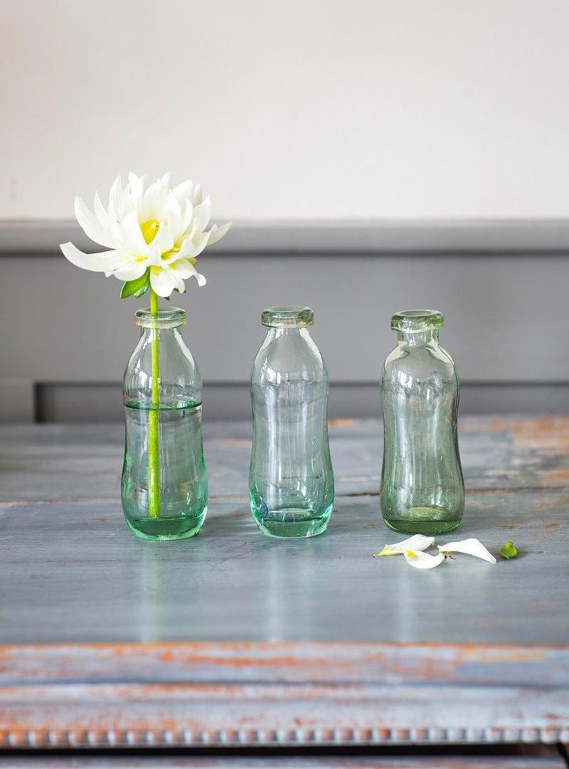 Trio of small vases