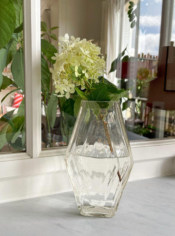 Vase Hexagone - transparent