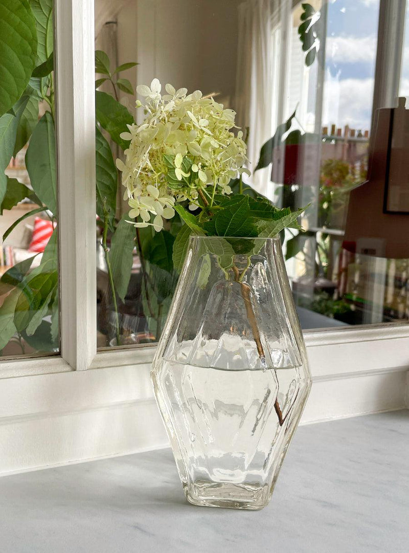 Hexagon Vase - Transparent