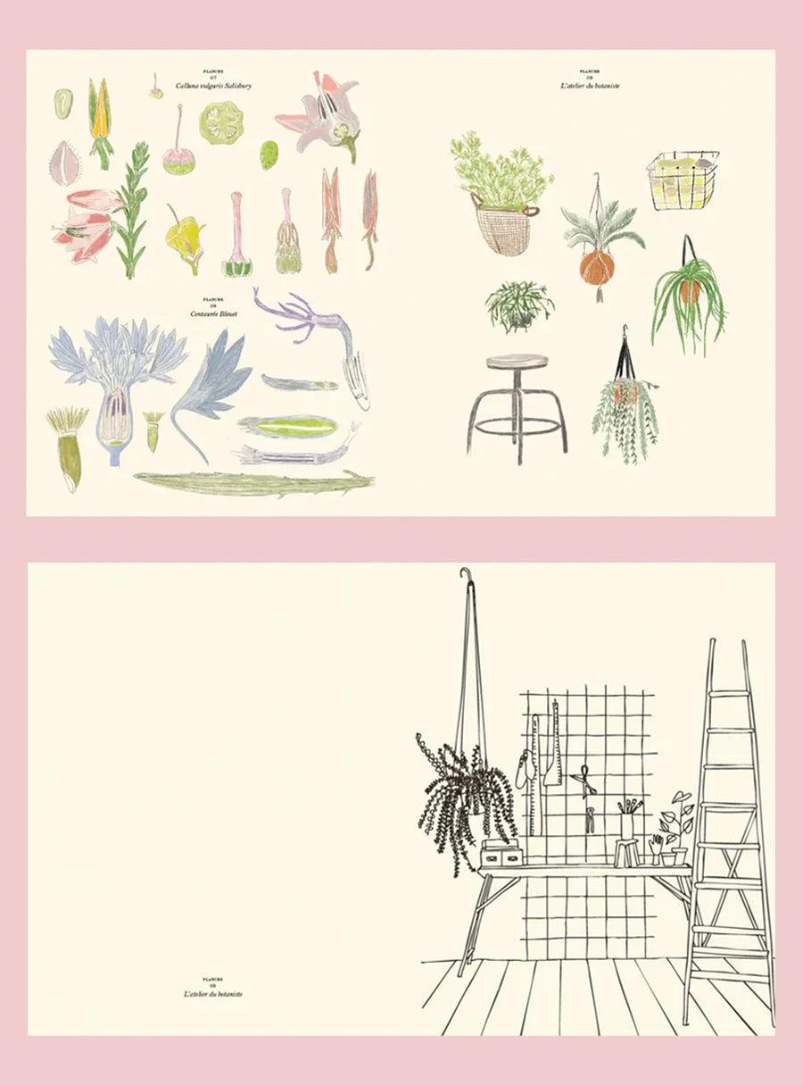 Carnet de coloriages & stickers - Le jardin