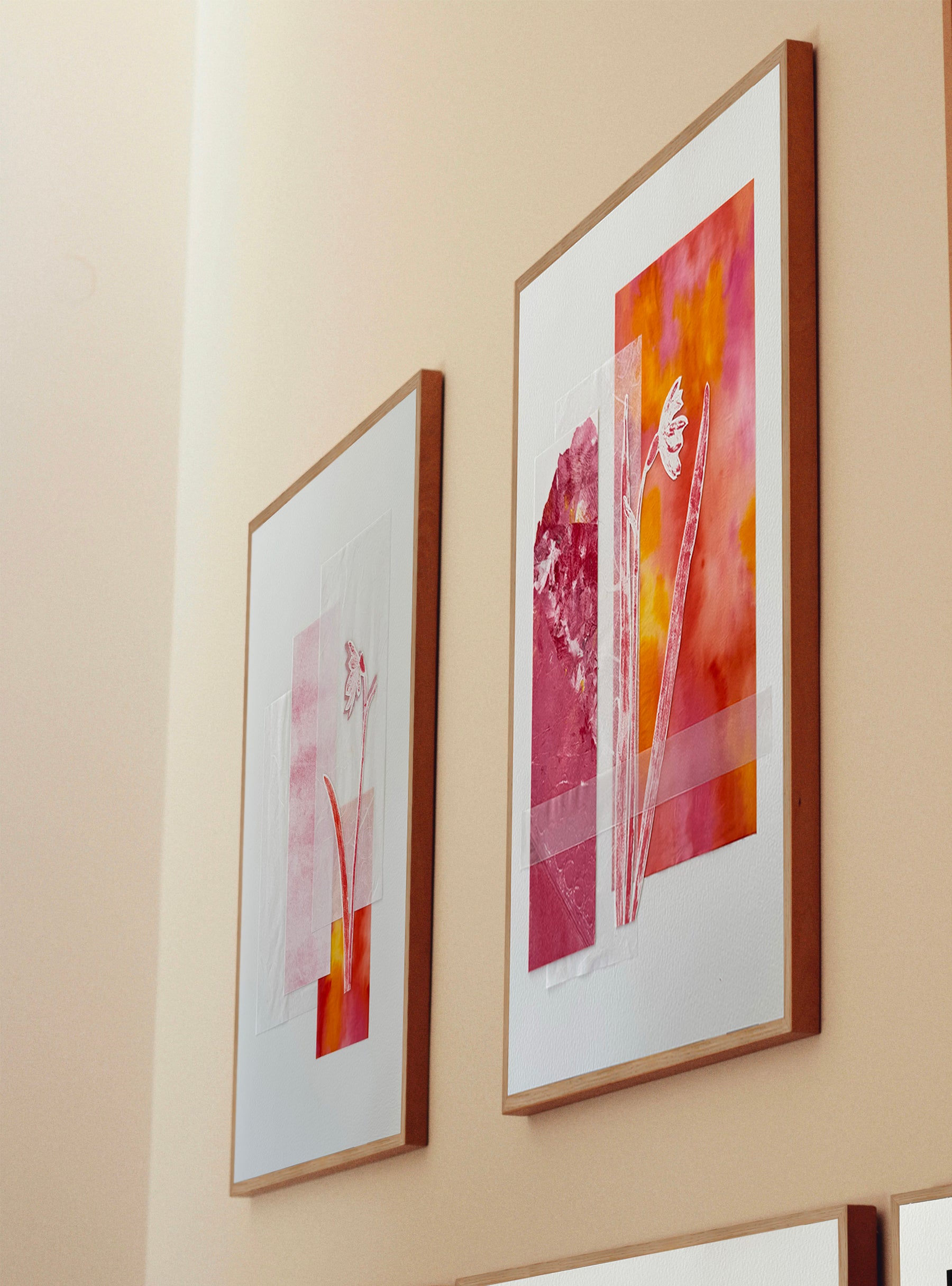 Perce-neige rose I - Les Fleurs Pressées