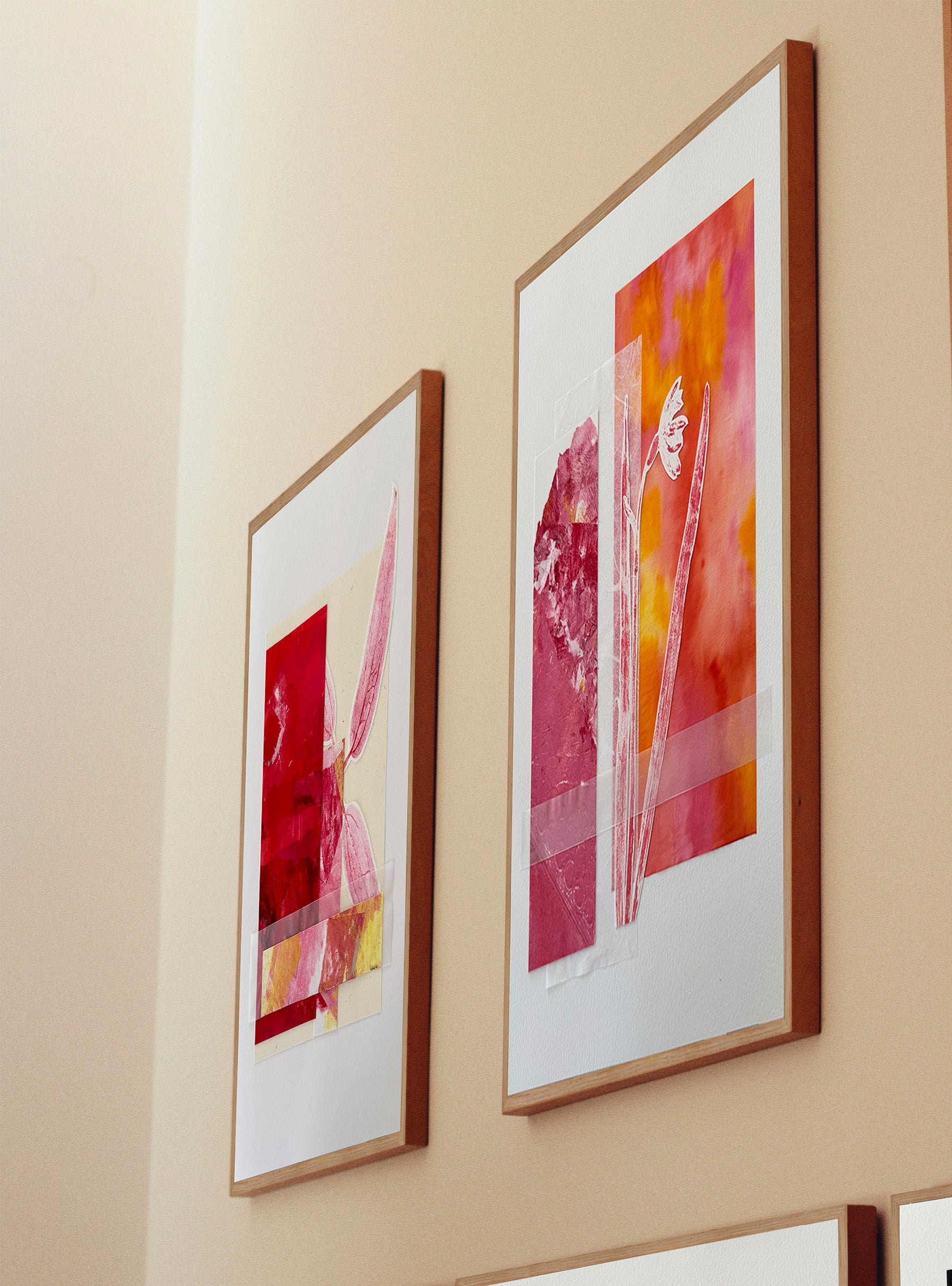 Perce-neige rose I - Les Fleurs Pressées