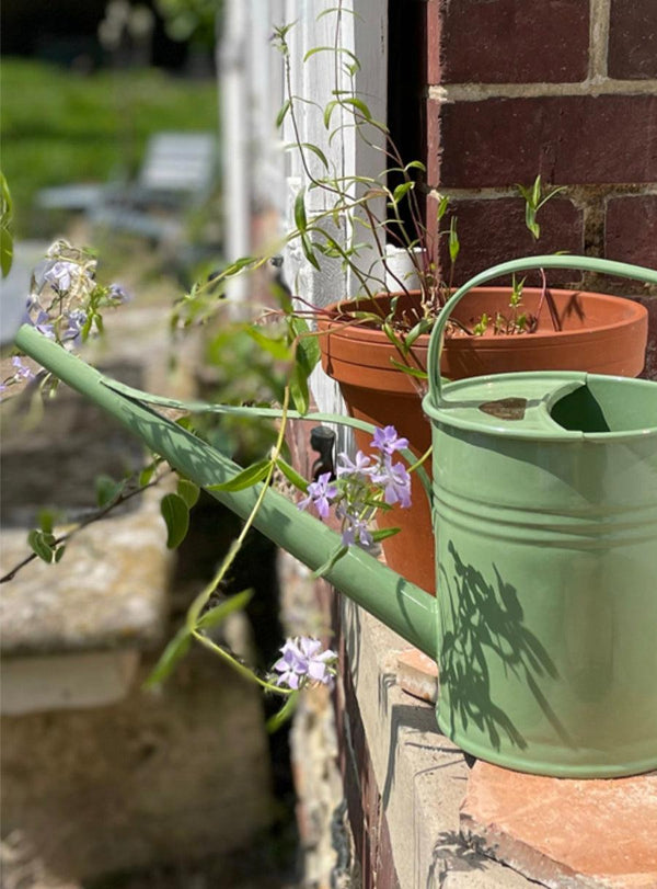 Arrosoir en métal 1,5 litres - vert amande-Plint-Jardiniste