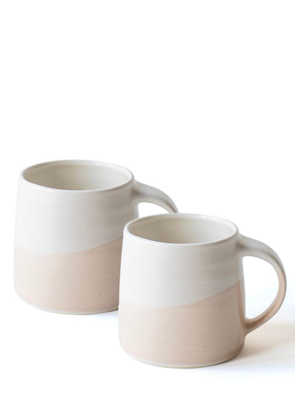 Paire de tasses en porcelaine - rose-Kinto-Jardiniste