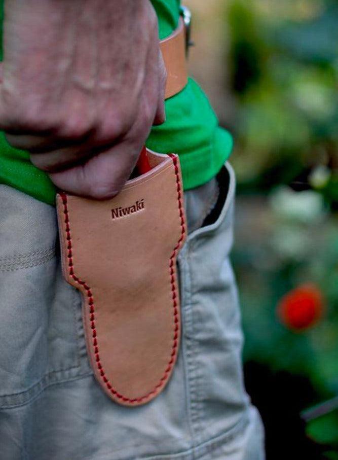 Etui en cuir pour sécateurs-Niwaki-Jardiniste
