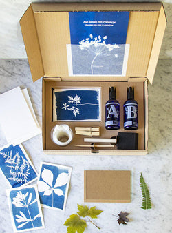 Coffret Création - Cyanotypes-Botanopia-Jardiniste