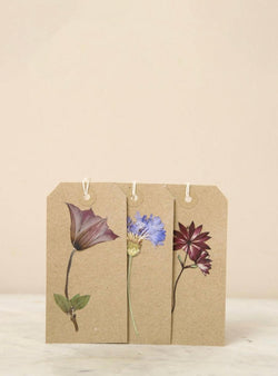 Pressed Flower Gift Tags