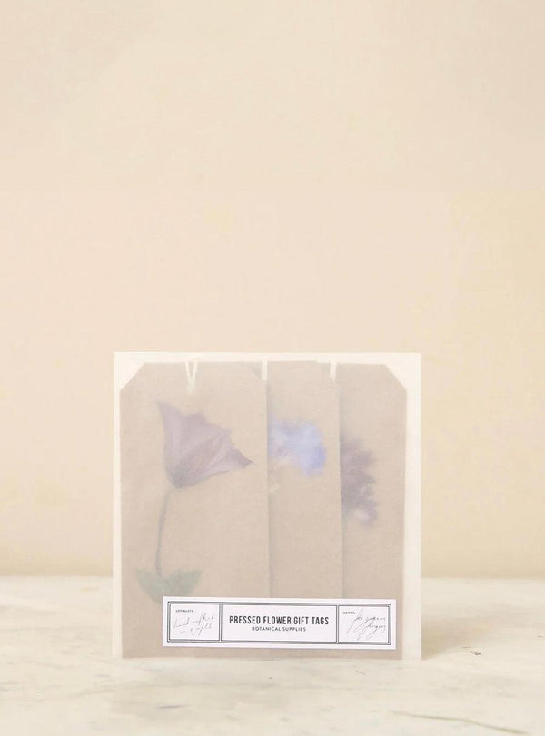 Pressed Flower Gift Tags